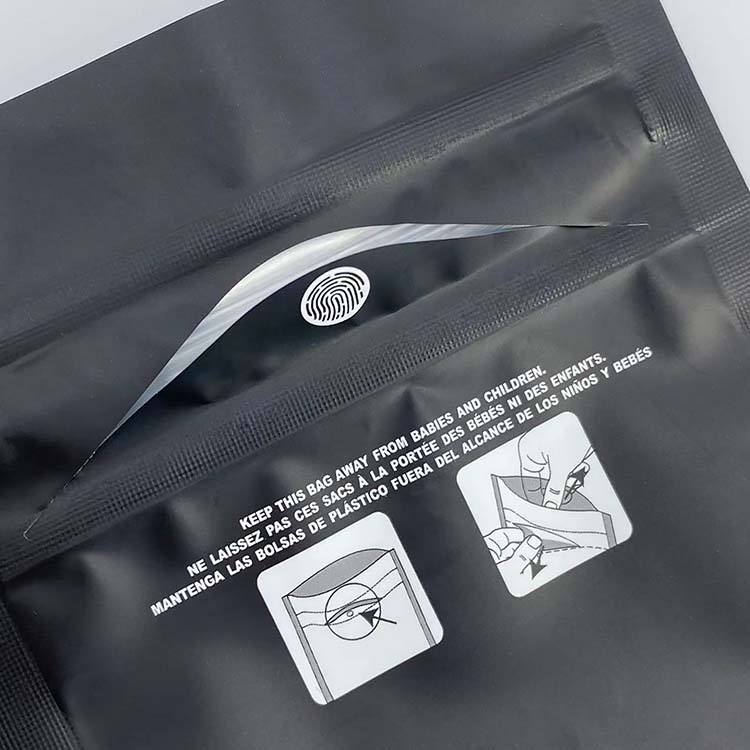 Custom Mylar Bags 3.5g Smell Proof Sachet Packaging Smell Proof Bag
