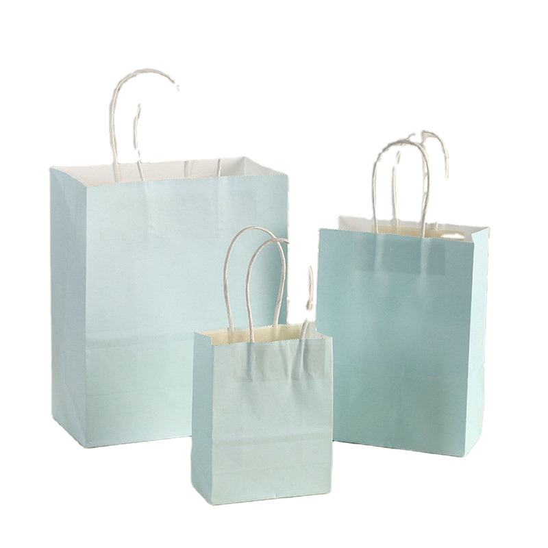 Best Quality Paper Bag Kraft Gift Packaging Bag With Logo Print Brown Kraft Paper Shopping Bags