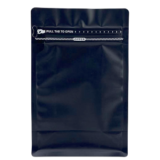 12oz 125g 250g 500g 1kg Custom Aluminum Foil Flat Bottom Stand up Pouch Print Coffee Bags With Valve Tin Tie and Zipper