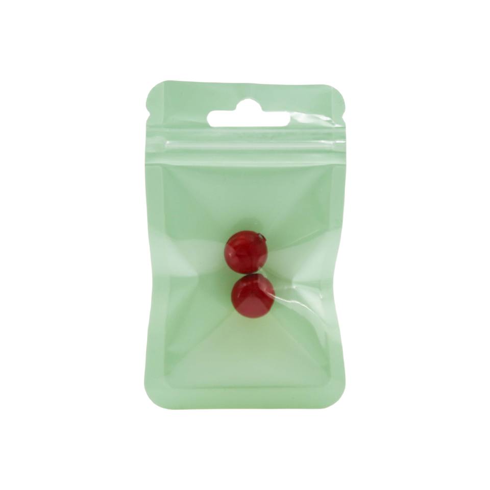 Custom Three Side Seal Macarons Color Jewelry Brush Plastic Bag Storage Transparent Holographic Sealed Packaging Ziplock Bags