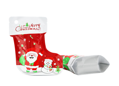 Wholesale Gift Christmas Tree Decoration Supplies-old Bags Special Christmas Socks Shaped Bag Christmas Bags Sacks