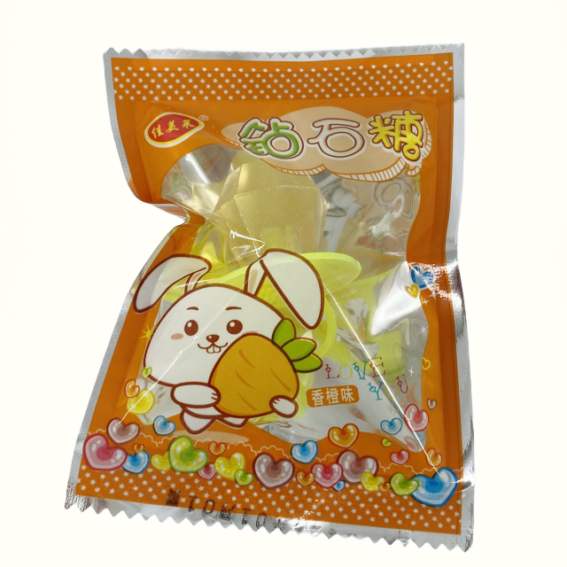 Custom Food Grade Plastic Heat 3 Sides Back Seal Lollipop Sweet Wrapper Candy Packaging Bags With Logo