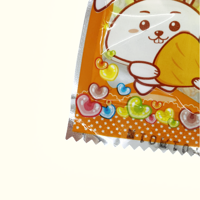 Custom Food Grade Plastic Heat 3 Sides Back Seal Lollipop Sweet Wrapper Candy Packaging Bags With Logo
