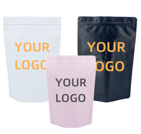 Custom Printed Natural Ocean Sea Pink Salt Plastic Stand up Pouch Salt Packaging Bag
