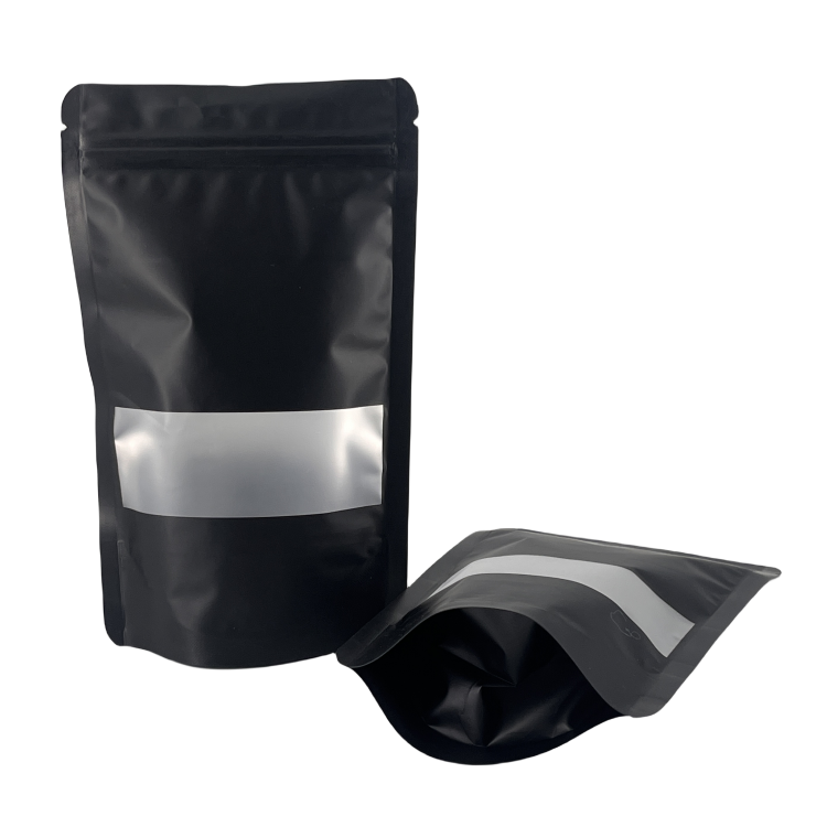 Custom Printed Natural Ocean Sea Pink Salt Plastic Stand up Pouch Salt Packaging Bag