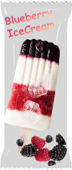 Eco-friendly Food Grade Custom Print Logo Heat Seal Three Sides Back Seal Plastic Sachet Packaging Popsicle Ice Cream Bags