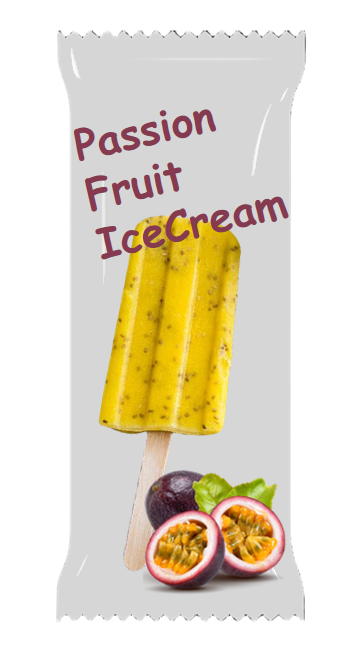 Eco-friendly Food Grade Custom Print Logo Heat Seal Three Sides Back Seal Plastic Sachet Packaging Popsicle Ice Cream Bags