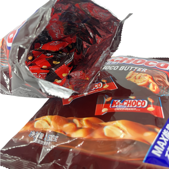 Custom Printed Logo Mini Pillow Wrapper Plastic Aluminum Foil Back Seal Sanck Candy Food Bar Chocolate Packaging Bags