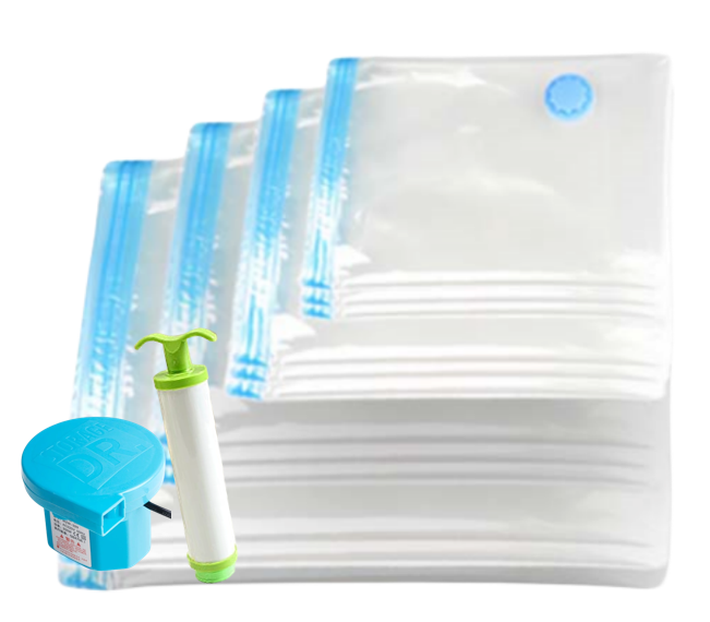 Storage Custom Home Clothing Travel Luggage Space Saver Vaccum Sealing Bags Vacuum Compressed Bags for Clothes