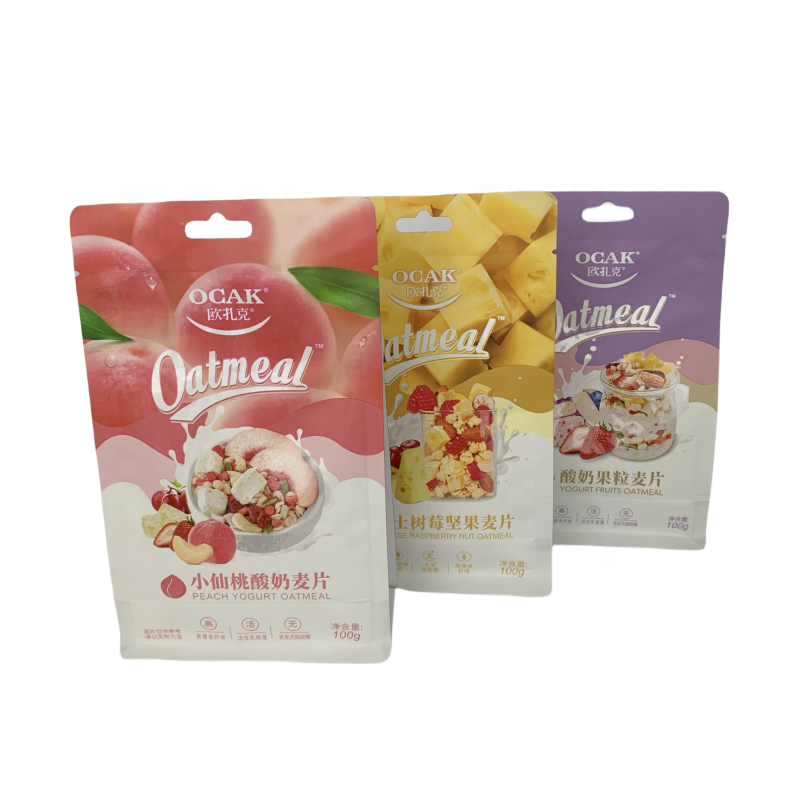 Wholesale Customization Reusable Ziplock Snacks Nuts Bags Flat Bottom Chocolate Beans Food Packaging Pouches