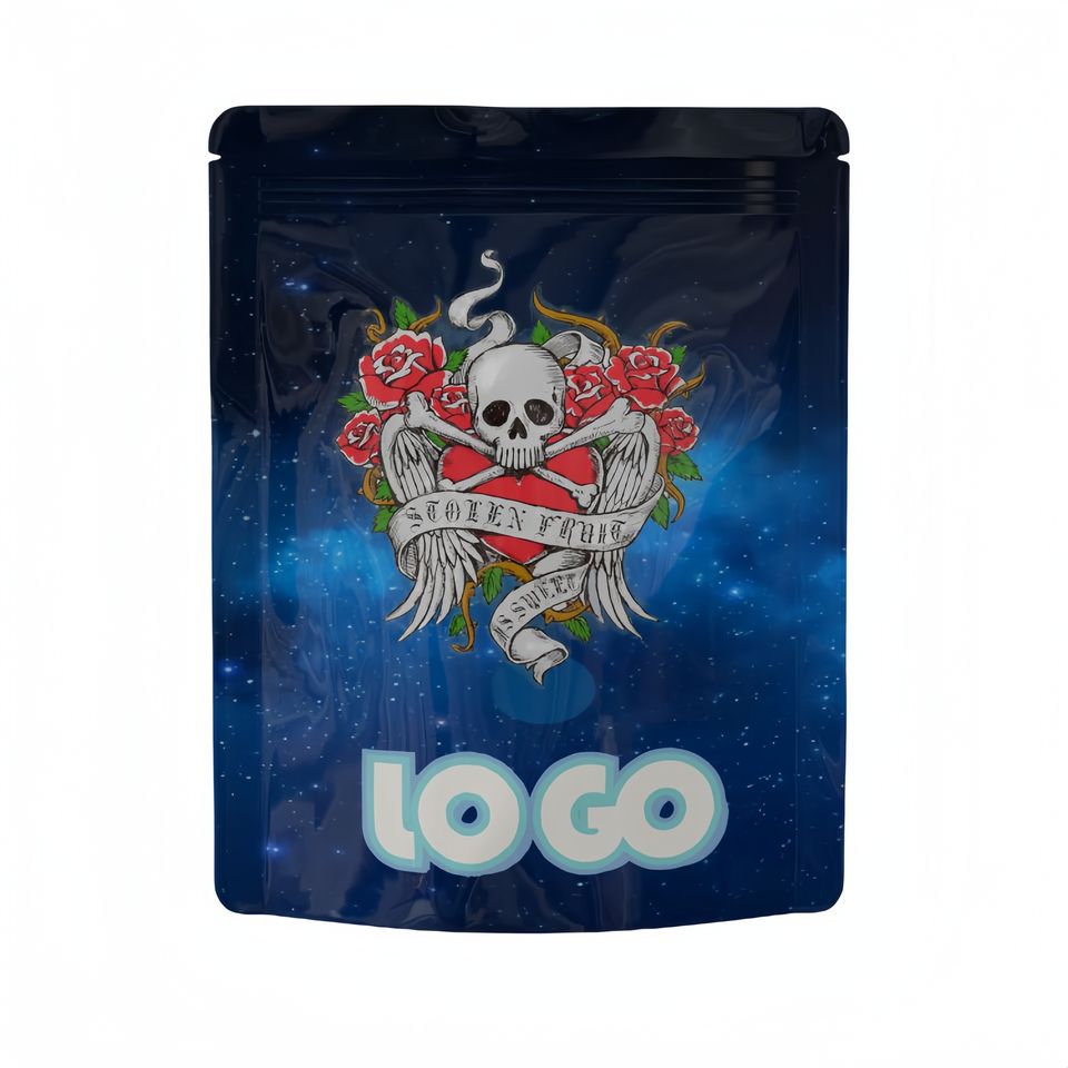 Custom Printed Resealable Child Resistant Smell Proof 1g 3.5g 7g 14g 28g 1oz Mylar Bag