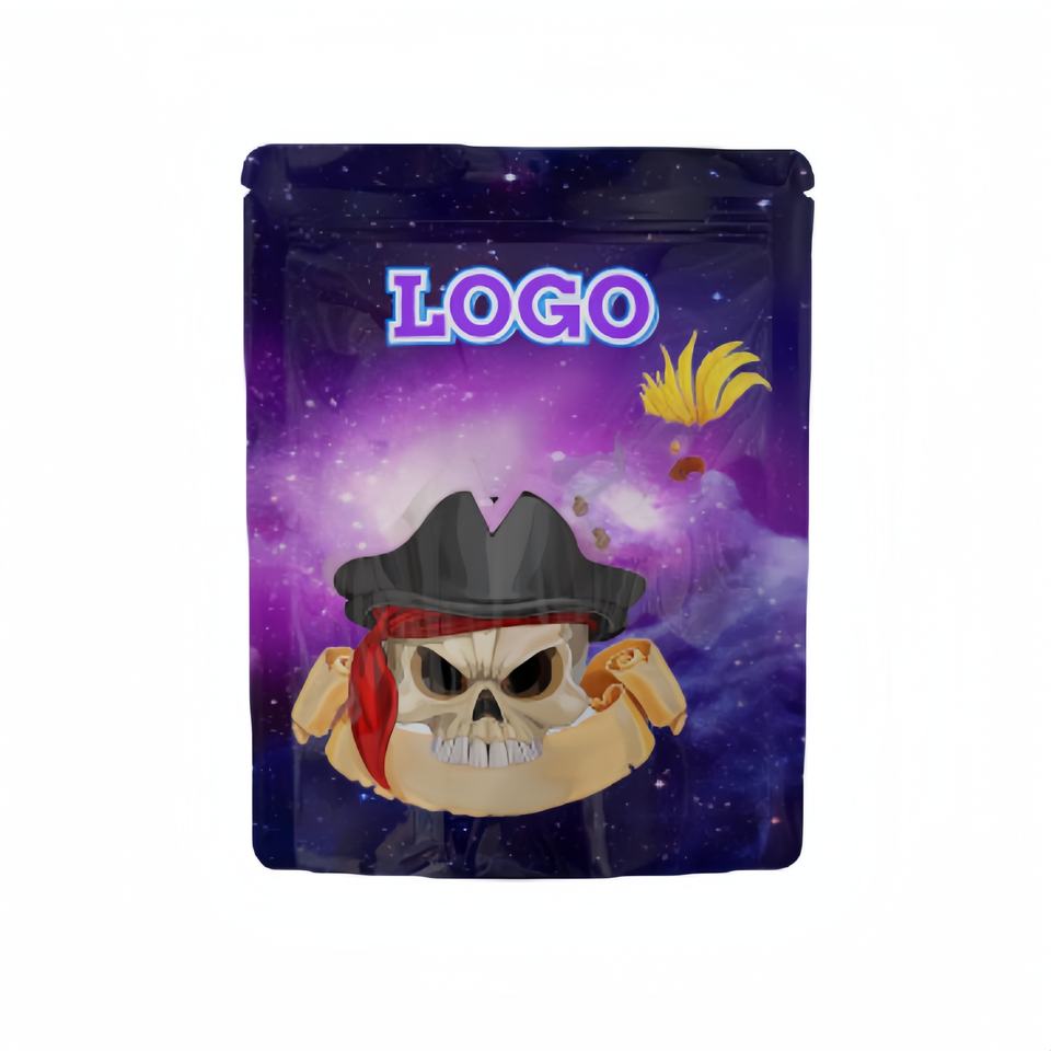 Custom Printed Laminated Plastic Pouch 1g 3.5 g 7g Ziplock Packaging Gummy Zipper Stand up Smell Proof Mylar Bags