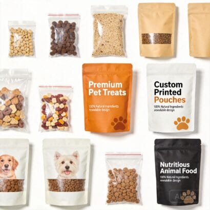 Pet food packaging